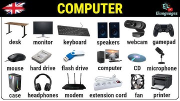 Computer parts vocabulary in English