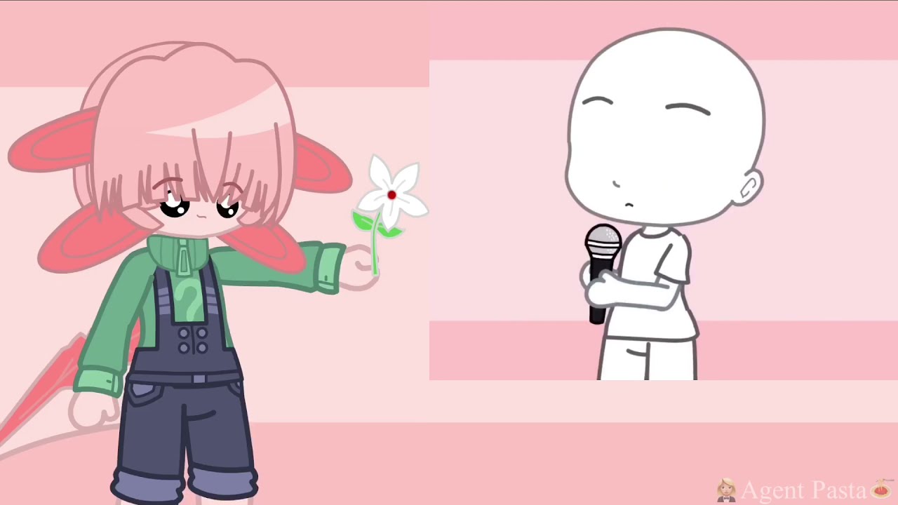 Fnf Outfit battle / Fake collab with Derpy axolotl / Gacha club /