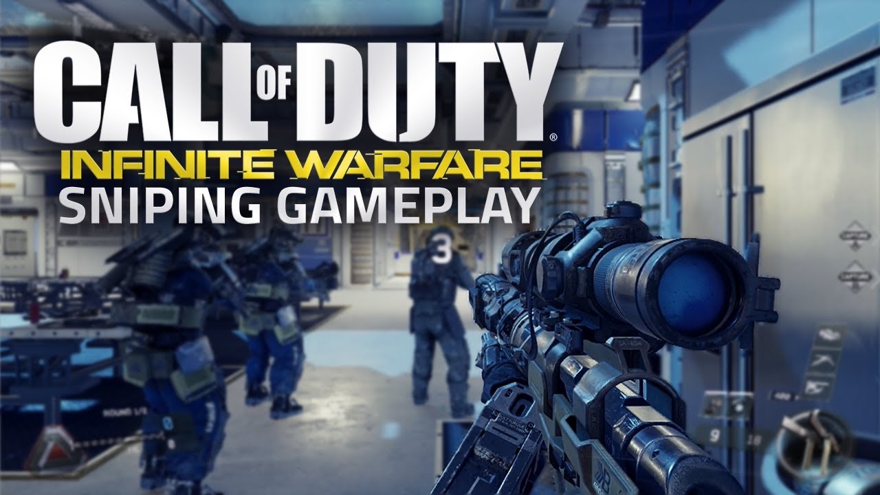 CALL OF DUTY INFINITE WARFARE BETA SNIPING GAMEPLAY