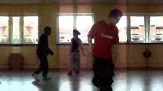 The Teacher - Reverse Running Man + kicks