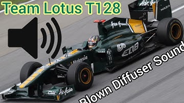 [Volume Warning] TEAM LOTUS T128 Blown Diffuser Sound