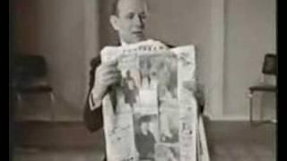 Robert Harbin Torn and Restored Newspaper