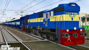 Kochuveli - Porbandar Weekly Express || VTA WDM3D || MSTS Open Rails Journey Part 2