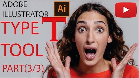 Adobe illustrator tutorial for beginners | type tool in illustrator part (3/3) | Design with Anees