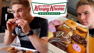 Krispy Kreme Challenge - 12 Krispy Kreme’s Doughnuts in 1 MEAL / CHEAT DAY