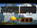 Unity Bolt vs C# Scrips - complete tutorial - which one is for you?