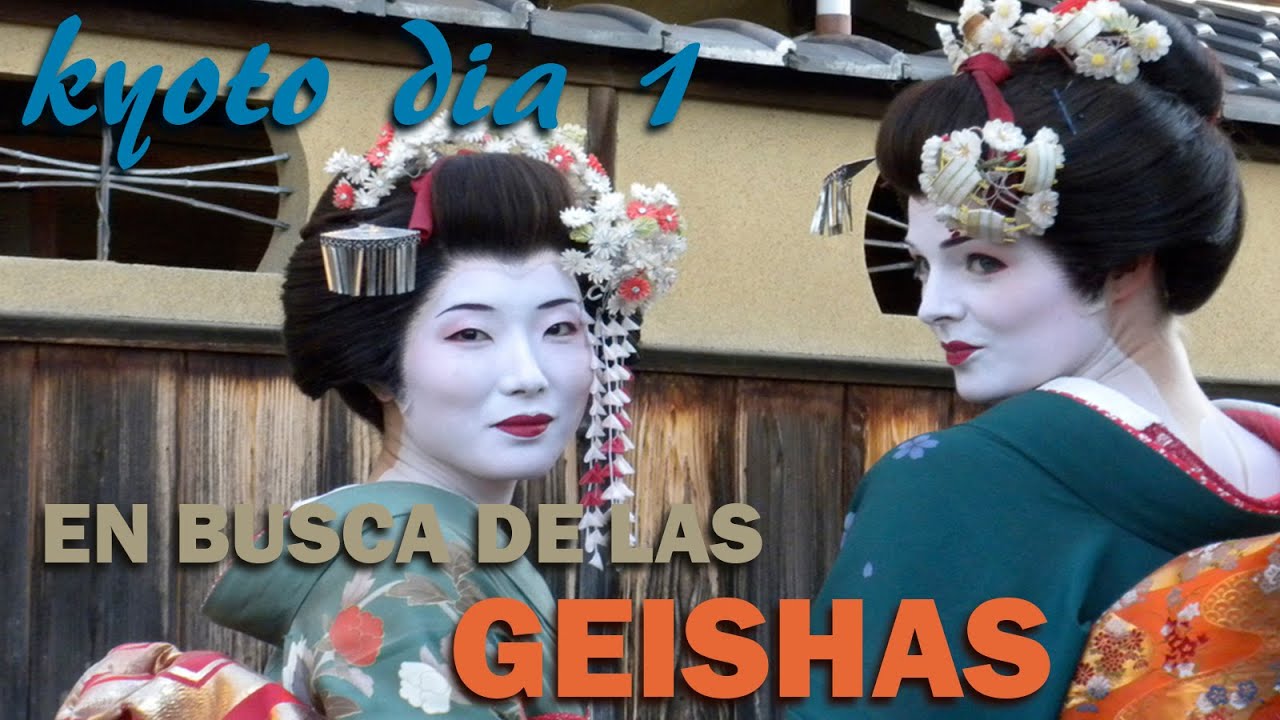 Geishas en Kyoto. Barrio de Gion. YouTube
