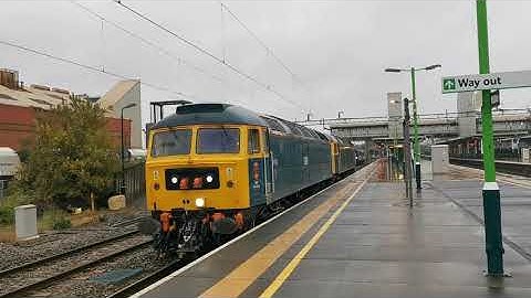 47749 and 47727 departing Bletchley 3rd October 2020
