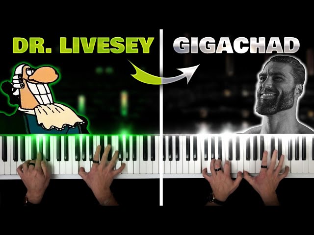Gigachad  EASY to EXPERT but (Sheet Music)