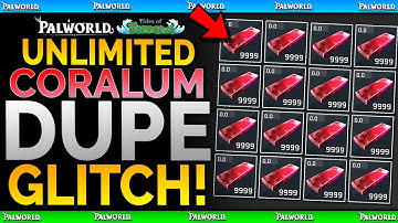 INFINITE CORALUM INGOT DUPE GLITCH / How To Duplicate Any Item in Palworld Tides Of Terraria Update