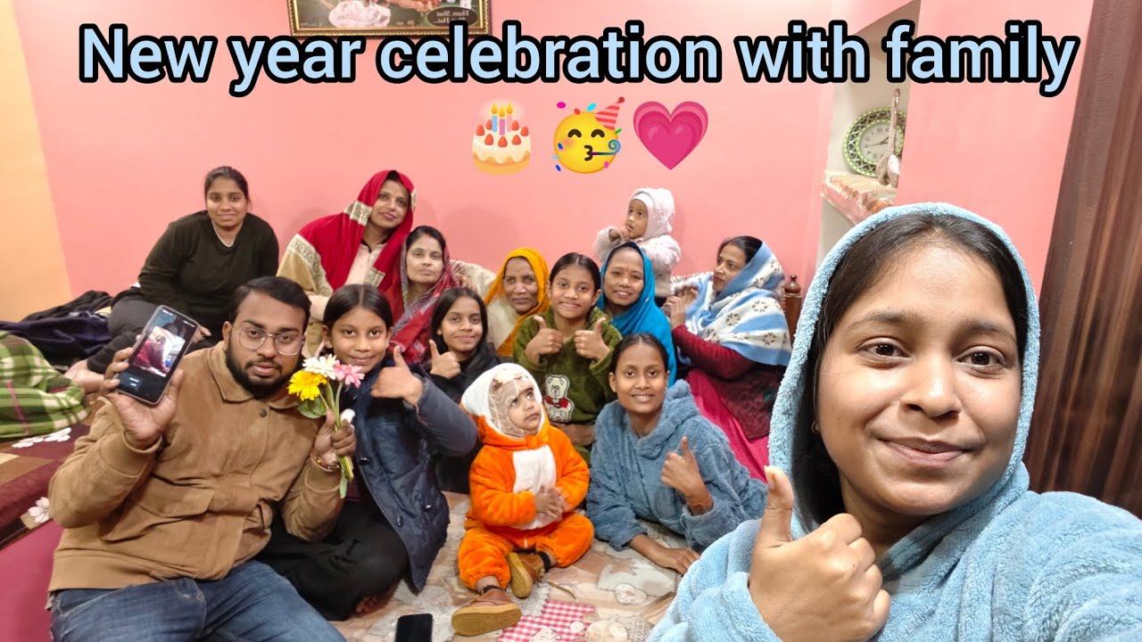 New year💫Har celebration special hota hai jab family sath ho ✨💗”