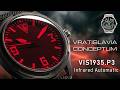 Vratislavia Conceptum VIS1935.P3 Infrared, Tactical Stealth Watch, Miyota 9039 | 4K | Calm and Watch