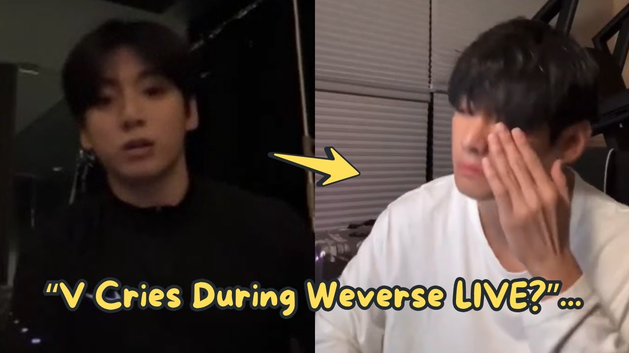 JUNGKOOK Shocked! Taehyung Cries During Weverse LIVE–What Really Happened?