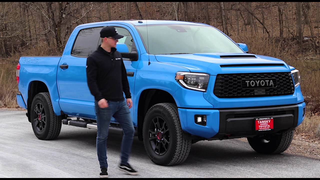 2019 Toyota Tundra TRD Pro - Voodoo Blue - JUST ARRIVED! - YouTube
