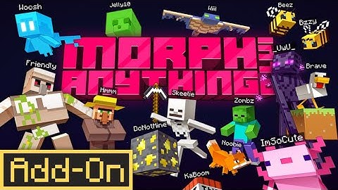 Morph Into Anything Add-On | Minecraft Marketplace | Showcase