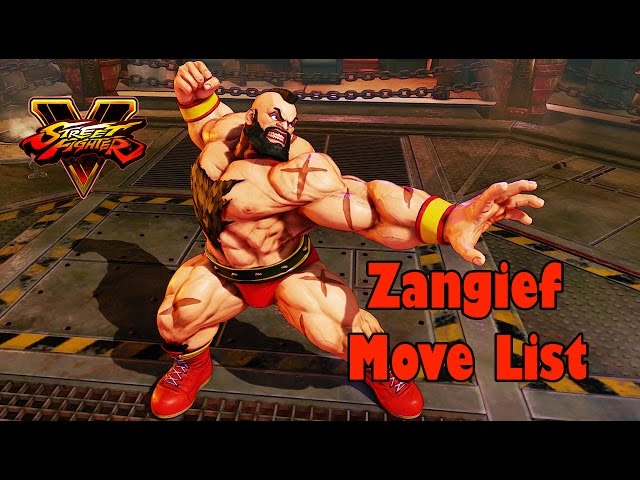 ZANGIEF COMMAND LIST, STREET FIGHTER 6