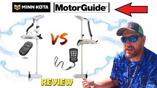 MINN KOTA vs MOTOR GUIDE *The Truth* trolling motor comparison REVIEW!