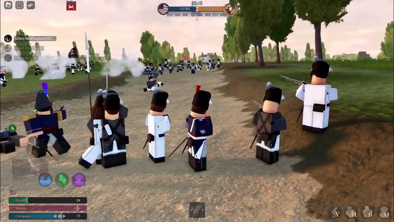 Roblox Napoleonic Wars | United States Army | USA vs Andour and Naples