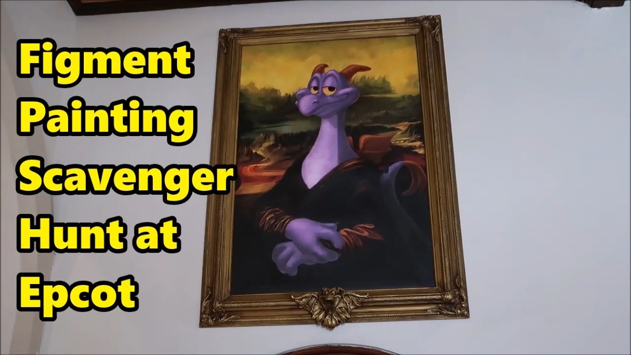 Figment Painting Scavenger Hunt at Epcot International Festival of the Arts | Walt Disney World