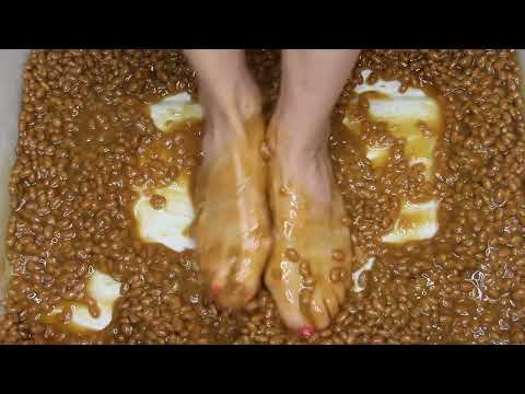 ASMR Feet in Baked Beans. #asmrfood #asmrfeet #asmrsounds #asmr #bakedbeans #asmrsound