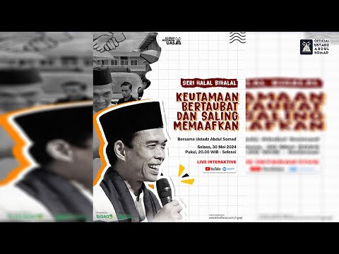 LIVE | Keutamaan Bertaubat dan Saling Memaafkan  | Ustadz Abdul Somad