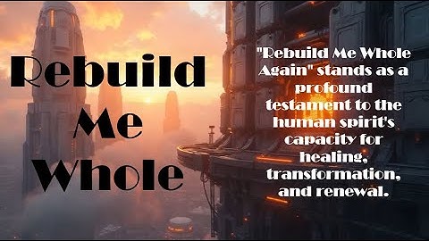 Rebuild Me Whole Again: Powerful AI Song About Healing, Recovery & Finding Strength Through Love