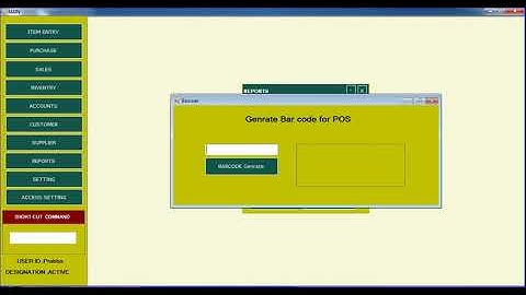 Barcode Generate Inventory Management System ( Point of sale )