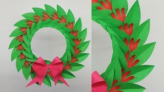 DIY Paper Wreath for Christmas Decorations | How to Make Christmas Wreath DIY Paper Wreath for Christmas Decorations | How to Make Christmas Wreath