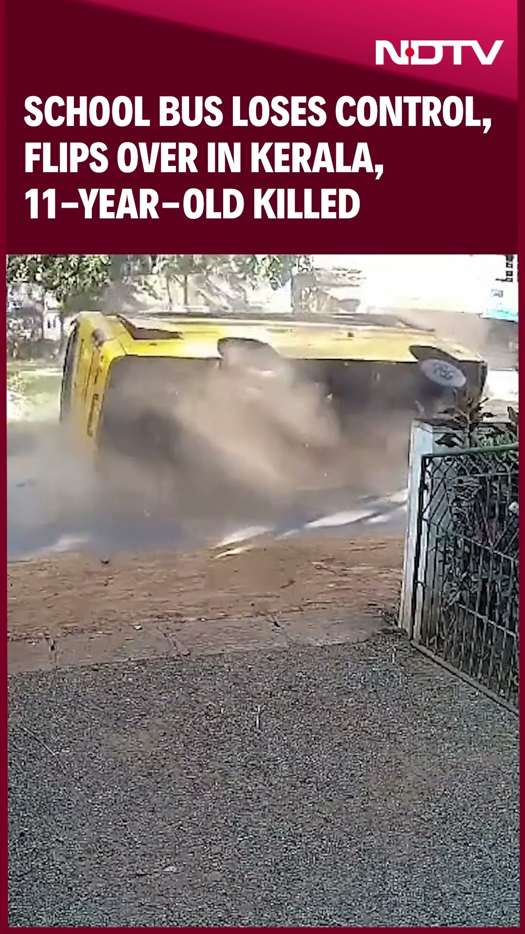 School Bus Loses Control, Flips Over In Kerala, 11-Year-Old Killed