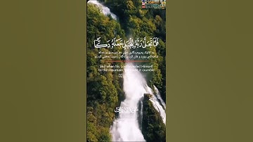 ولما جاء موسى لميقاتنا وكلمه ربه قال رب أرني أنظر إليك قال لن تراني ولكن  سورة الأعراف سعد الغامدي