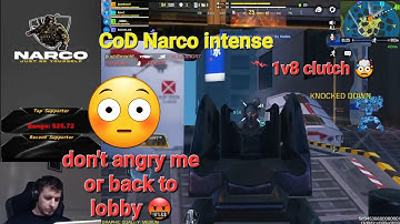 CoD Narco hacker like accuracy and clutch 🤯| CoD Narco brutal clutch | CoD Narco | codm | cod
