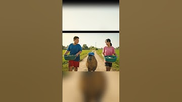 Capybara cùng hai bạn bắt cá cho bà #capybara #capybaravaba #phimhay #funny #giaitri