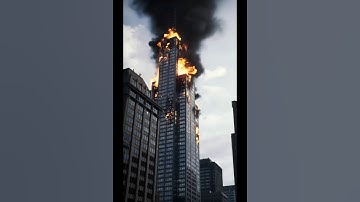 “Flames Inside the Tower”  #Shorts#VFX#Disaster#BuildingCollapse#EpicFail#UrbanDisaster#CGIShorts