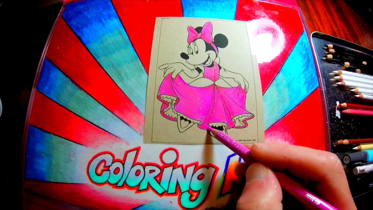 e colorare disney princess disegni da colorare per i bambini imparare con minnie mouse with disegni minnie colorati