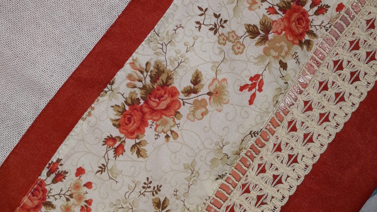 pano de prato com ponto palito lindérrimo😍