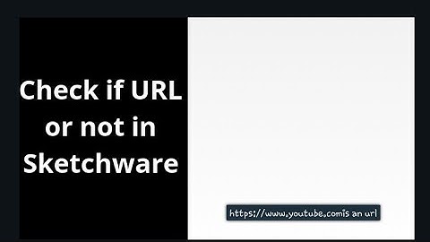 Check String as URL or not in Sketchware