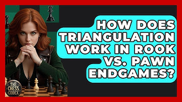 How Does Triangulation Work In Rook Vs. Pawn Endgames? - The Chess Codex