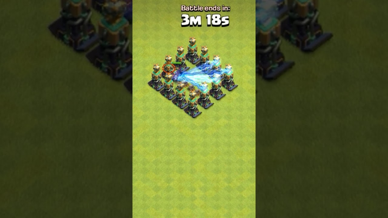 Deadly Hidden Tesla Base vs Max Elixir Troops Clash of Clans 