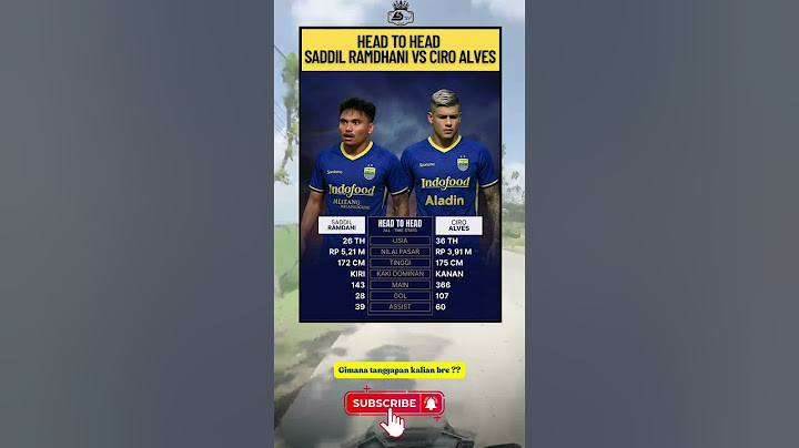SADDIL RAMDHANI VS CIRO ALVES #highlight #football #trending #briliga1 #persib #ciroalves #transfer