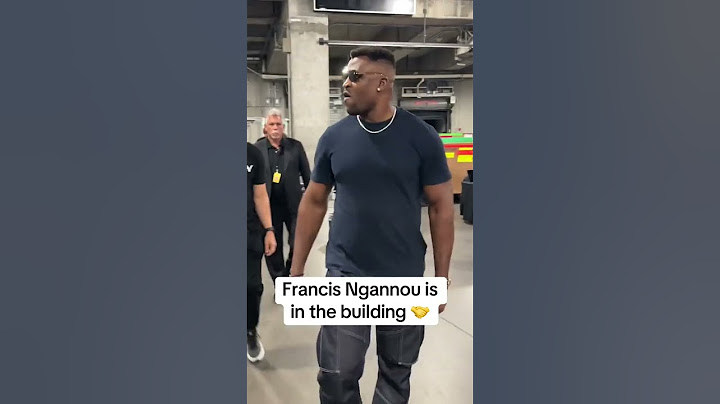 Francis Ngannou 👀 #UFCAtlanta