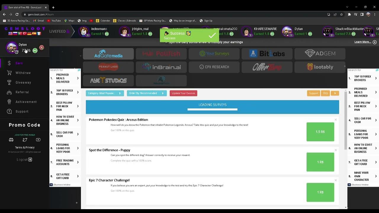 gemsloot promo codes YouTube