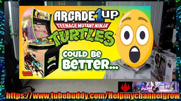 TMNT Arcade: Unboxing, building, the Arcade1up Live