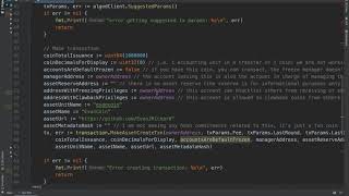 Algorand Blockchain Asset Creation in Layer-1