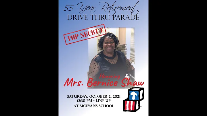 Bernice Shaw Retirement Celebration October 2, 2021