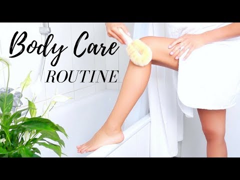 MY BODY CARE ROUTINE | Glowy Skin, What I Eat, Stretch Marks, Hair Removal… | Annie Jaffrey