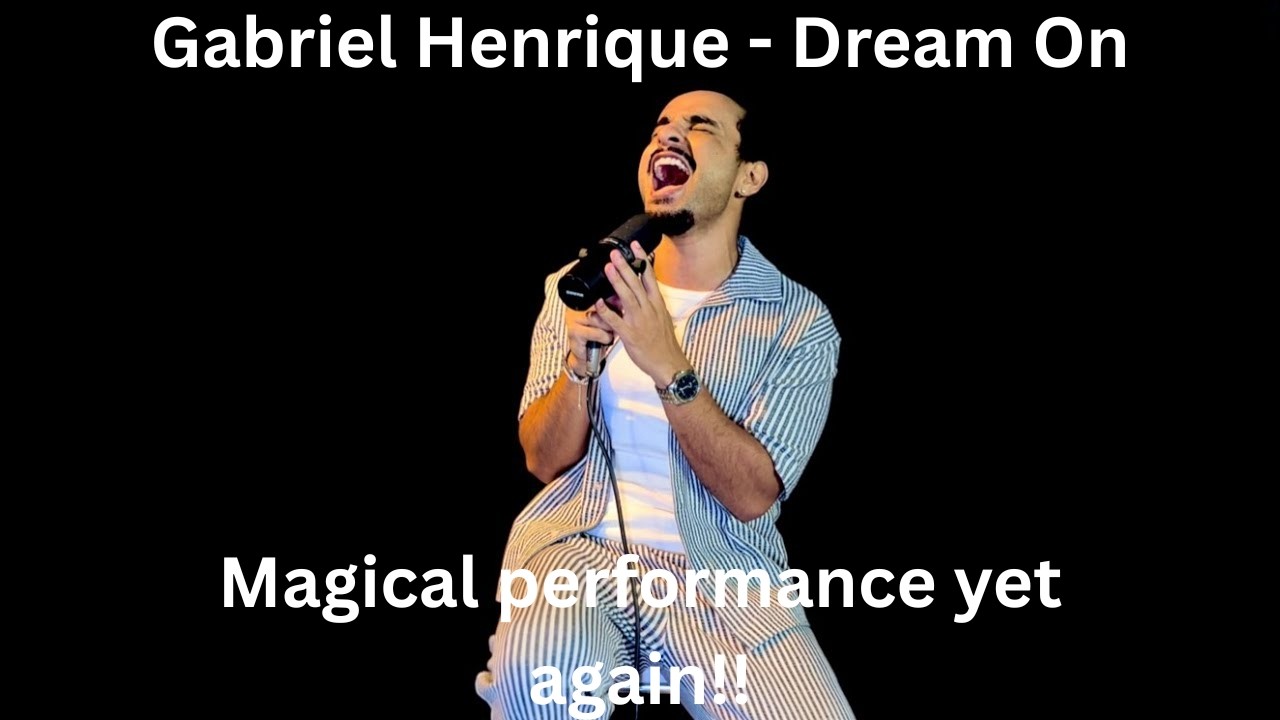 First Time Reaction To Gabriel Henrique - Dream On.