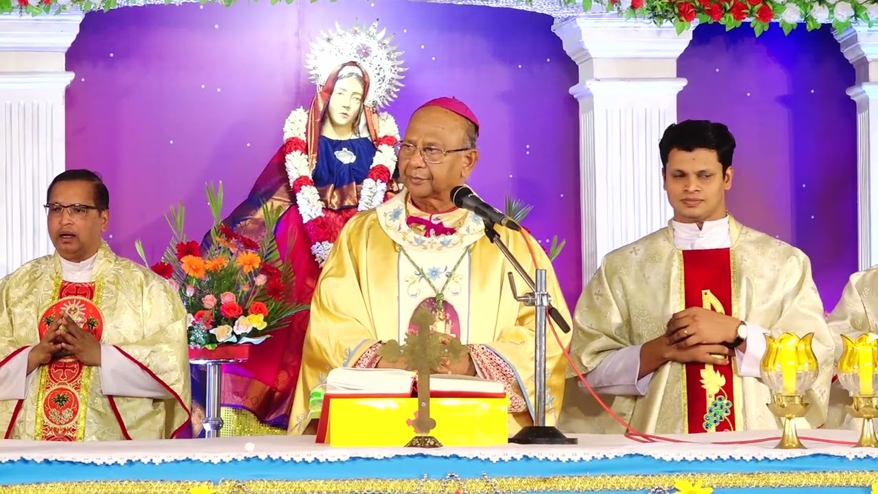 Bishop Mass at Viyagula Matha Church - 2023