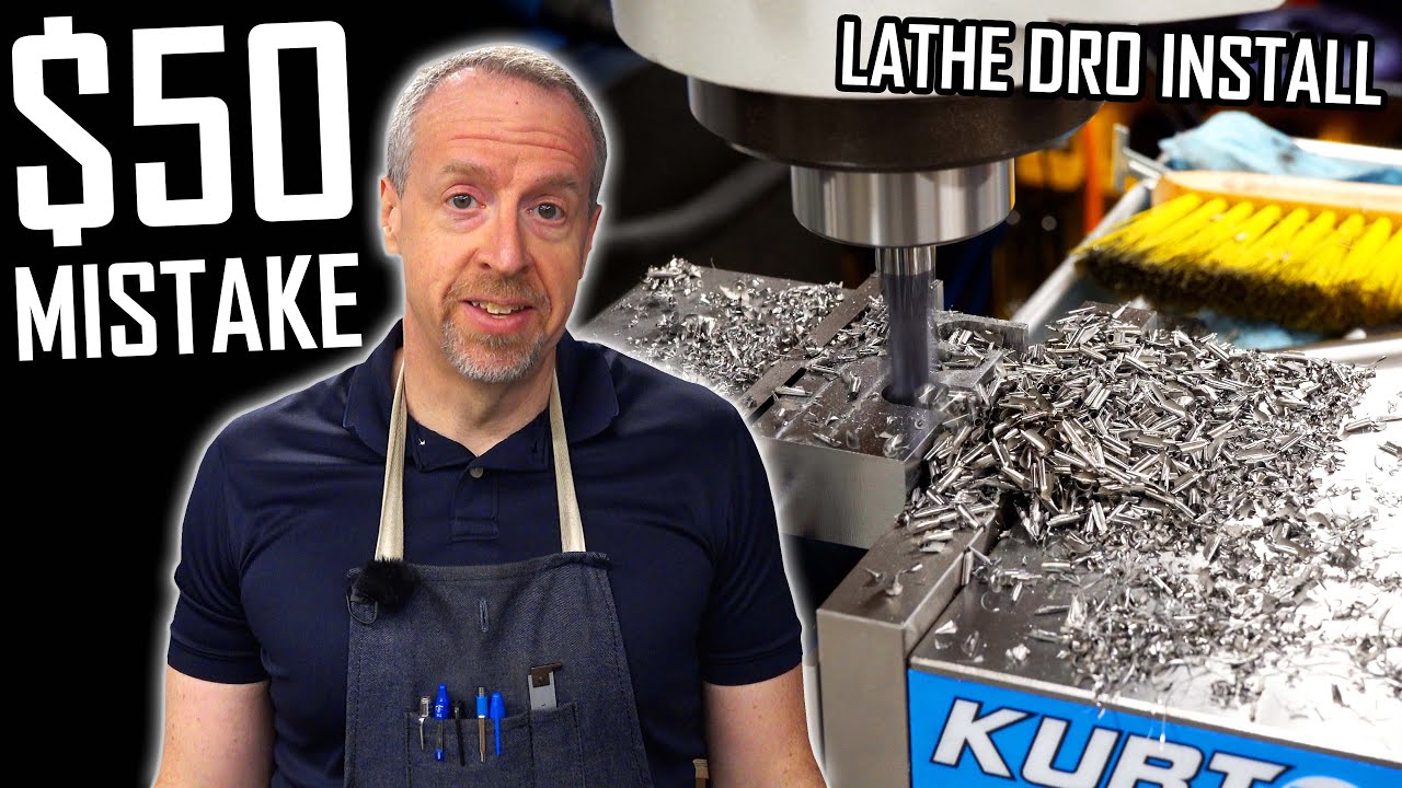 Инструмент за 50 долларов, сломанный! — Установка цифрового индикатора на небольшой токарный станок