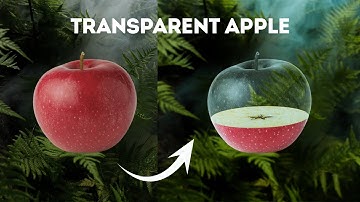 How to Create Transparent Apple in Photoshop | Photoshop tutorial