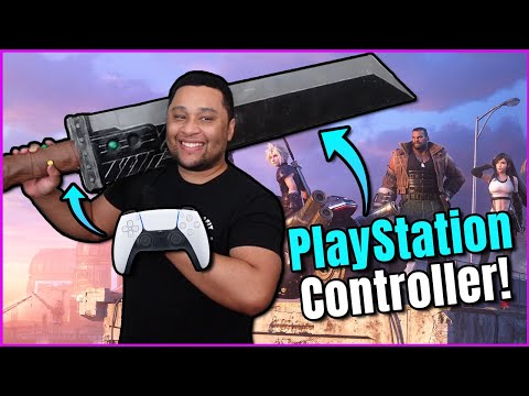How I played FF7 Remake with a Buster Sword CONTROLLER